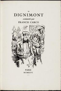 Ces messieurs-dames... ou Dignimont commenté, titelpagina met illustratie door Jean-Gabriel Dignimont 