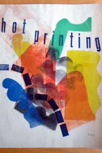 Omslag Hot Printing (Particuliere Collectie Provincie Groningen): 318x246 mm (links/bovenzijde), dubbelgevouwen vel (p. [2]-[4] blanco) [gerestaureerd, tegengeplakt met papier]