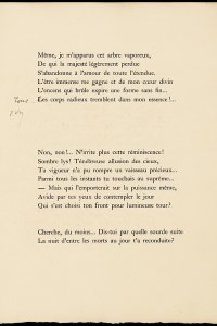 La jeune parque, pagina [35] met correctie in handschrift door Paul Valéry 