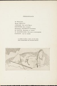Les Pélican, pagina [5] met tekst en ets door Henri Laurens 