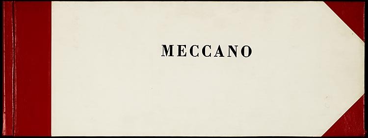 Vooromslag van 'Meccano'