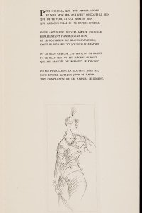Sonnet X with etching by Michel Béret 