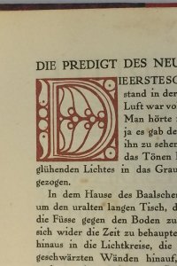 'Die Predigt des neuen Jahres' in Martin Buber, Die Legende des Baalschem (1908) 
