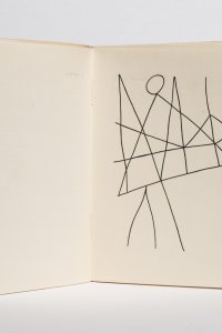 Le siège de l’air, pages 12-13 with a duo-drawing by Sophie Taeuber and Jean Arp
