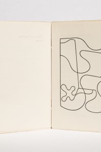 Le siège de l’air, pages 72-73 with a duo-drawing by Sophie Taeuber and Jean Arp