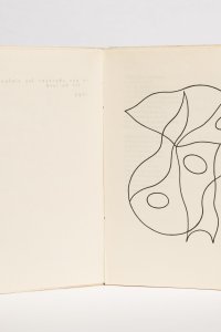 Le siège de l’air, pages 90-91 with a duo-drawing by Sophie Taeuber and Jean Arp
