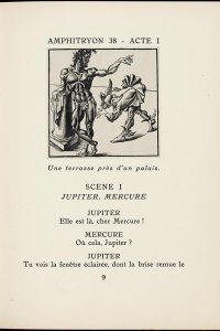 Begin van Acte I met illustratie door Mariano Andreu (p. 9) 