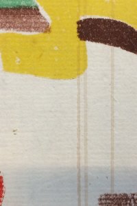 Kasboeklijnen op het omslag (kwartslag gedraaid) (Museum Meermanno). [F.R.A. Henkels, S. Vestdijk, H.N. Werkman], Ascensus ad inferos (1942)