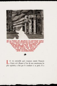Page [21] with etching by Jean Paul Vroom 