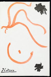 Voor- en achterzijde van het omslag: foto door Clergue, illustratie door Picasso 