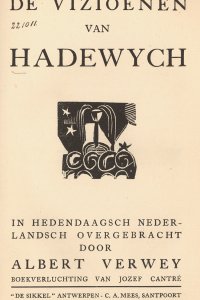 Titelpagina van 'De vizioenen van Hadewych'