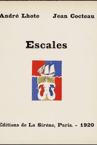 André Lhote, Jean Cocteau, Escales (1920): titelpagina 