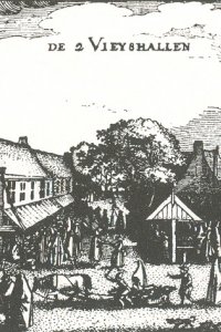 Bredero's geboortehuis aan De Nes in Amsterdam, ca. 1620