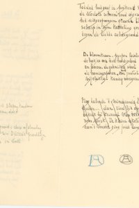 Handschrift van 'De akelei' 
