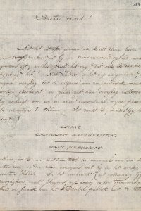 Brief van O.C.F. Hoffham aan P.J. Uylenbroek, 14 oktober 1785 (p. 1)