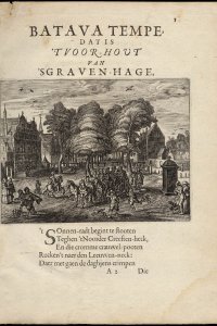 Het begin van het gedicht 'Batava Tempe' (uit: Otiorum libri sex, 1625)