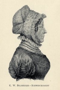 Portret van Katharina Wilhelmina Schweickhardt