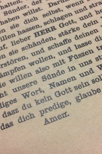 [M. Luther], H.N. Werkman, Ein Gebet wider den Türken 1541 (1943) [Detail van tekst, pagina 3]