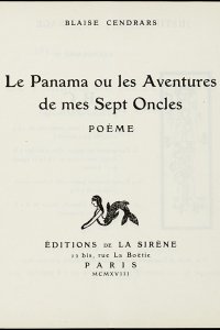 Titelpagina van 'Le Panama ou Les aventures de mes sept oncles : poème'