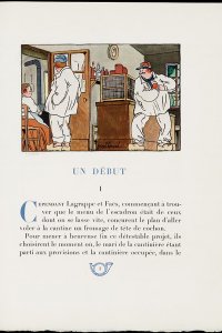 Pagina 1 met illustratie door Joseph Hémard 
