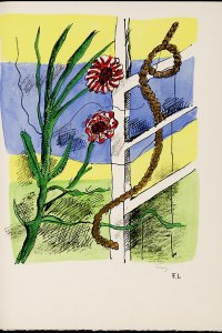 Arthur Rimbaud, Les illuminations (1949), p. [19]: litho van Fernand Léger 