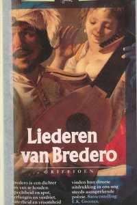 Voorzijde omslag van 'Liederen van Bredero'