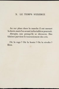 Lucien Scheler, Lisières du devenir (1963), gedicht X 