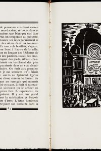 Pagina 64 en [65] met houtsnede door Frans Masereel 