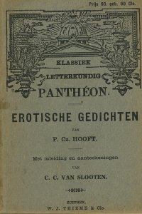 Vooromslag van 'Erotische gedichten van P. Cz. Hooft'