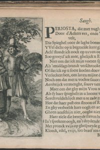 Hoofts gedicht 'Periosta die met traghe stroomen glijt'