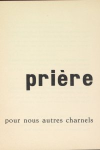 Charles Péguy, H.N. Werkman, Prière pour nous autres charnels (1941). Pagina 1
