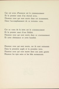 Charles Péguy, H.N. Werkman, Prière pour nous autres charnels (1941). Pagina 3.