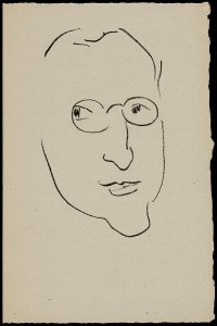 Portret van André Rouveyre: litho door Henri Matisse (p. 143)