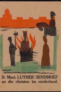 Mart. Luther, H.N. Werkman, Sendbrief an die Christen im Niederland (1941), voorzijde omslag