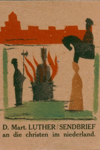 Mart. Luther, H.N. Werkman, Sendbrief an die Christen im Niederland (1941), omslag (Stedelijk Museum Amsterdam)
