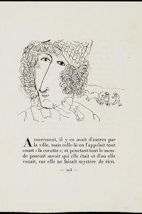 Suite provinciale, pagina 103 met illustratie door Marc Chagall 