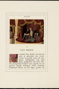 Gérard de Nerval, Sylvie (1933) with an illustration by Pierre Brissaud (p. 1) 