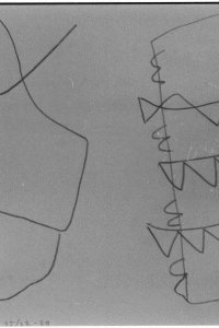 H.N. Werkman, schets voor 'Twee maskers' (Stedelijk Museum Amsterdam)