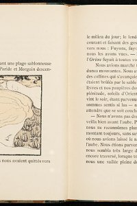 Le voyage d'Urien, pagina 14-15 met litho door Maurice Denis 