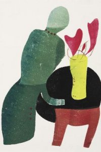H.N. Werkman, 'Vrouw in 't groen' (Groninger Museum)
