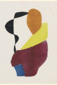 H.N. Werkman, 'Vrouw met gele sjaal' (Gemeentemuseum Den Haag)