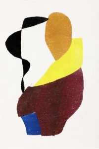 H.N. Werkman, 'Vrouw met gele sjaal' (Groninger Museum)