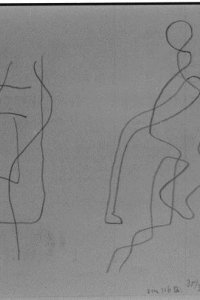 H.N. Werkman, schets voor 'Zittende vrouw' (Stedelijk Museum Amsterdam)