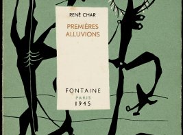 Omslag voor René Char, Premières alluvions (1946) 