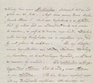 Brief van O.C.F. Hoffham aan P.J. Uylenbroek, 9 oktober 1784