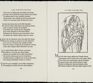 Tekstpagina's met houtsnede door Aristide Maillol (p. 40-41) 