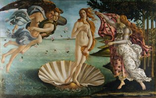 Nascita di Venere door Sandro Botticelli, 1486. 