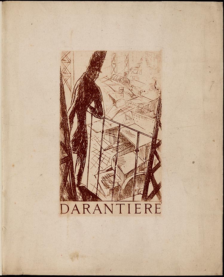 Cover with an etching by Robert Bonfils 