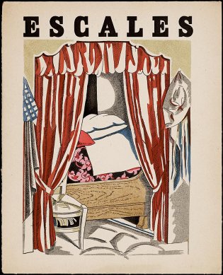 Vooromslag van: André Lhote, Jean Cocteau, Escales (1920)