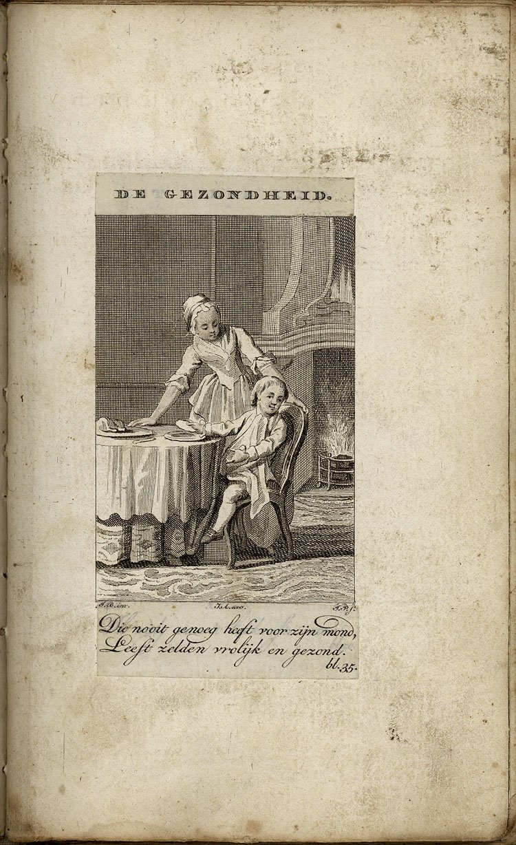 'De gezondheid', uit: Vervolg der kleine gedigten voor kinderen (1778)